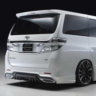 Toyota Vellfire Wald rear lips