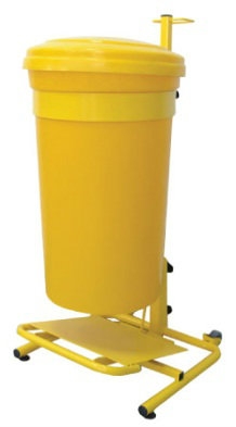 EH Clinical Waste Bin 45L Polyethylene / Fiberglass Litters Bins