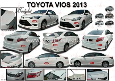 TOYOTA VIOS 2013 BODYKIT + SPOILER