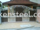 wood colour main gate  1 Stainless Steel Wood Colour Main Gate