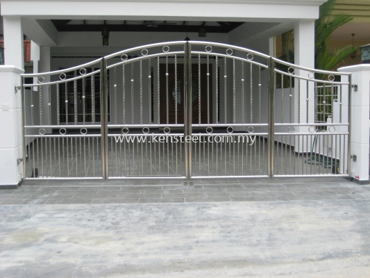 Stainless steel main gate 1