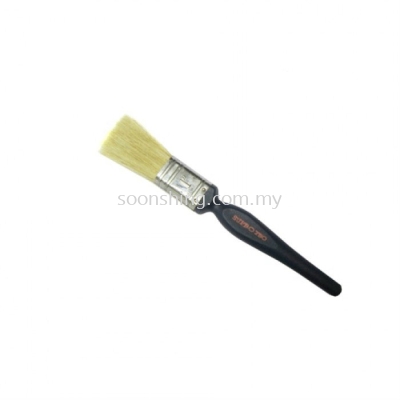 Besi & Logam #SB010 1" (25.0MM) Paint Brush (20% Synthetic Filament) Plastic Handle