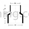 PVC Fittings Reducing Socket (S.W.V) 4" x 2" PVC Pipes and Fittings Plumbing