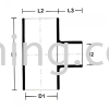 PVC Fittings Reducing Tee (SWV) 4"x3" PVC Pipes and Fittings Plumbing