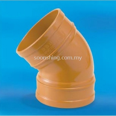 UPVC Underground Fittings 135 Plain Bend 6" (160MM)