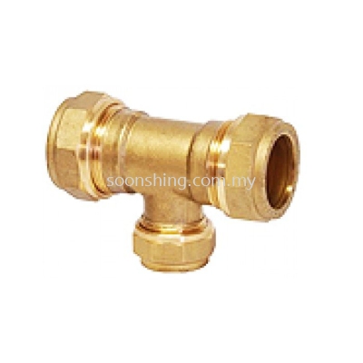 Copper Fittings Reducing Tee CxCxC (28mm x 22mm)