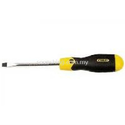 Stanley 65-190-2 Cushion Grip Screwdriver Slotted 6.5 x 40mm