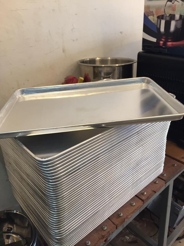 Aluminium Baking Tray 600mm x 400mm x 30mm