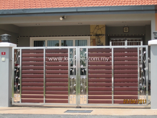 wood colour main gate53