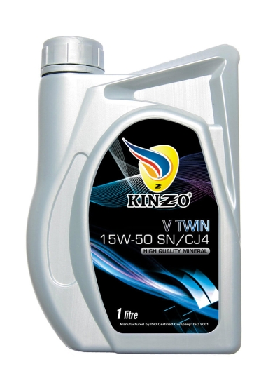 Kinzo Mineral V Twin 15W-50 SN/CJ4 1L