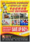 cleaning  n repair  signboard /LED /Neon n Desmentel sign services n contracts  Installation / Dismantle and Washing Services