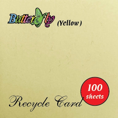 Recycled Card-Yellow