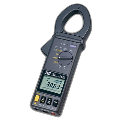 Power AC/DC Clamp Meter TES-3063/3064