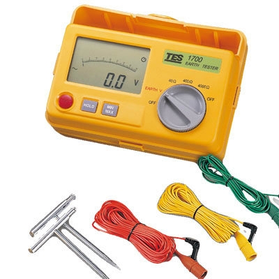 Digital Earth Tester TES-1700 Earth-Ground Tester Electrical Inspection