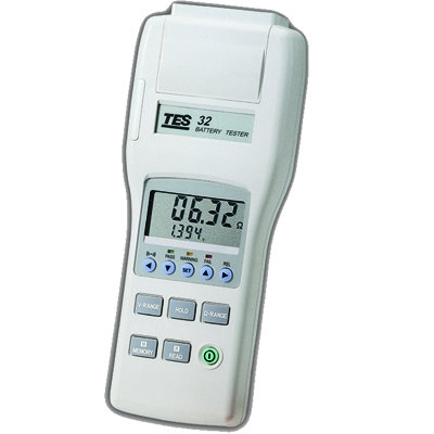 Battery Capacity Tester (RS-232) TES-32A Battery Impedance Electrical Inspection