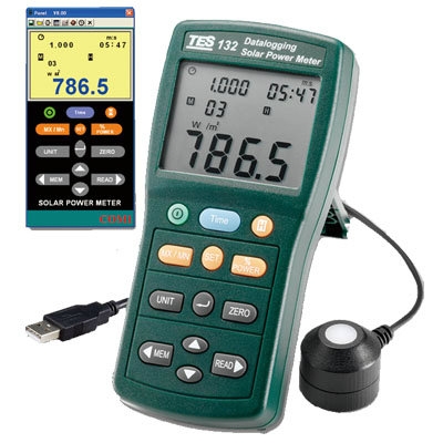 Solar Power Meter (Datalogging) TES-132