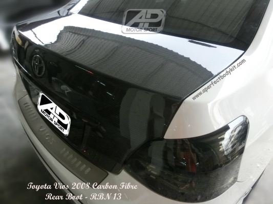 Toyota Vios 2008 Carbon Fibre Rear Boot 