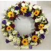 Orchid , Gerberas , Eustomas Funeral Arrangements (FA-084) Wreaths Funeral Arrangement