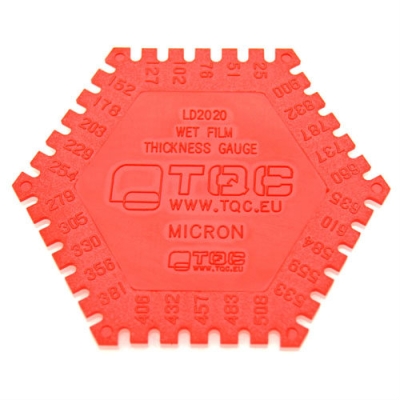 TQC Sheen - Wet Film Thickness Gauge - Plastic Wet Film Comb