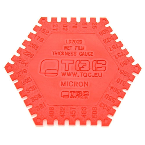 TQC Sheen - Wet Film Thickness Gauge - Plastic Wet Film Comb Coating Thickness Gauges Coating / Paint Testing