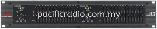 DBX 1215 Dual Channel15-Band Equaliser DBX Audio Equipments