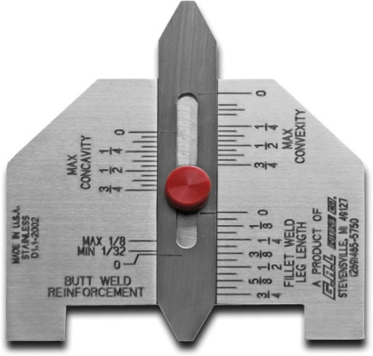 G.A.L gage - Automatic Weld Size Weld Gauge Cat # 6