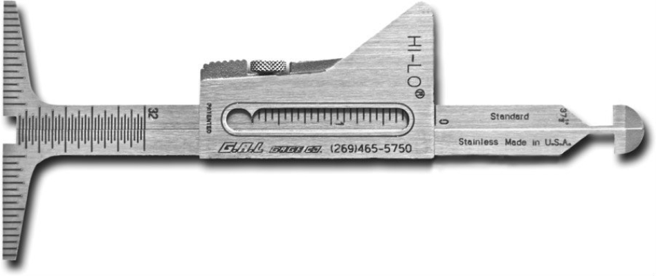 G.A.L gage - HI-LO Welding Gauge Cat # 1