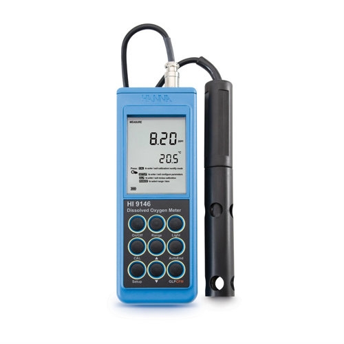 Dissolved Oxygen Meter HI9146 Dissolved Oxygen Water / Liquid Analysis