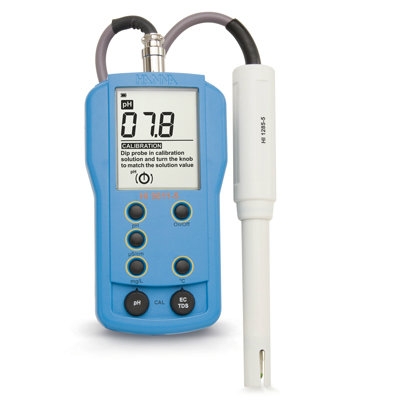pH/EC/TDS/Temperature Portable Meters HI9811-5 Multiparameter  Water / Liquid Analysis