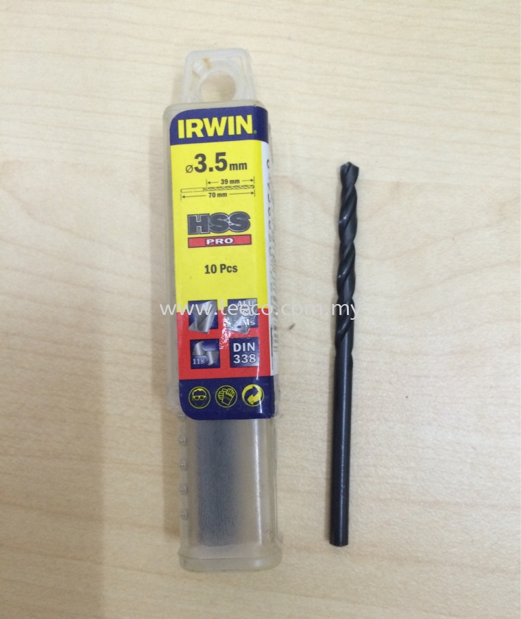 Irwin drill bit HSS body