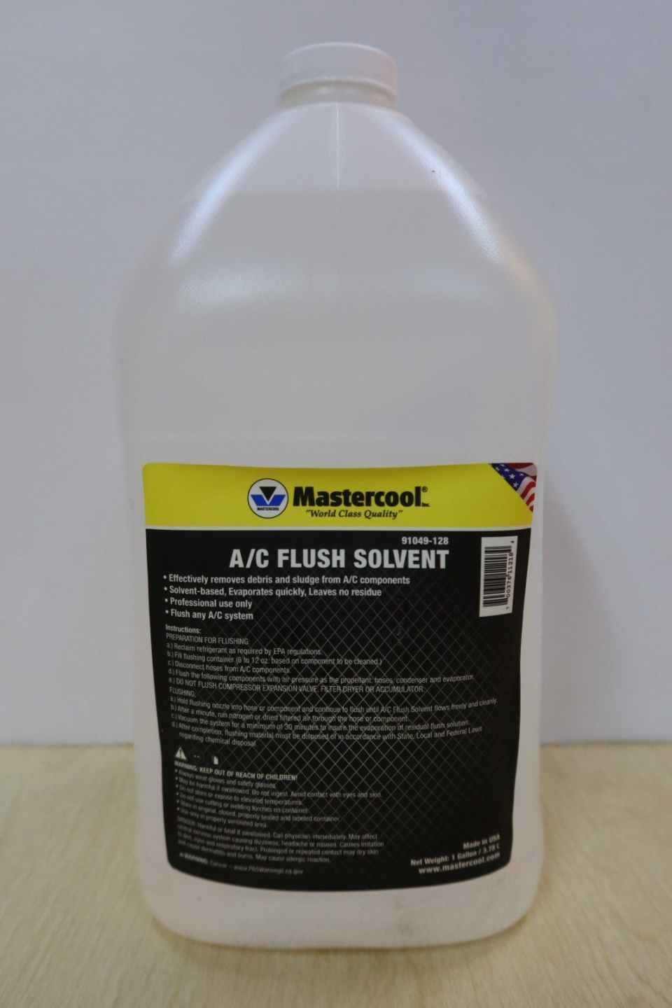 MASTERCOOL FLUSH SOLVENT (MADE IN USA)