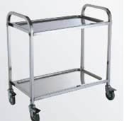 BJY-2TDT-KDL (Large) Stainless Steel Dining Trolley Stainless Steel Fabrication