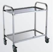 BJY-2TDT-KDM (Medium) Stainless Steel Dining Trolley Stainless Steel Fabrication