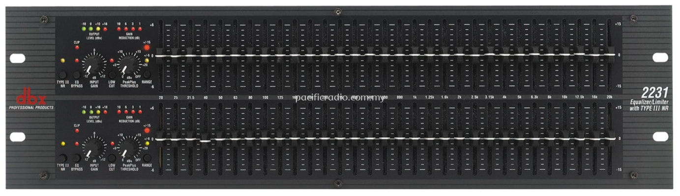 DBX 2231 Graphic Equalizer/Limiter with Type III