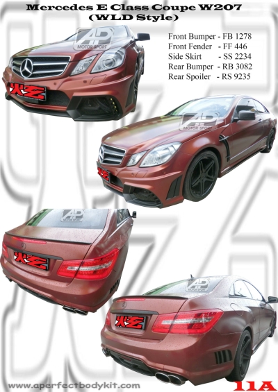 Mercedes E Class Coupe WLD Bumperkits 