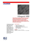 Klingerit 1000 CAF Gaskets Gaskets