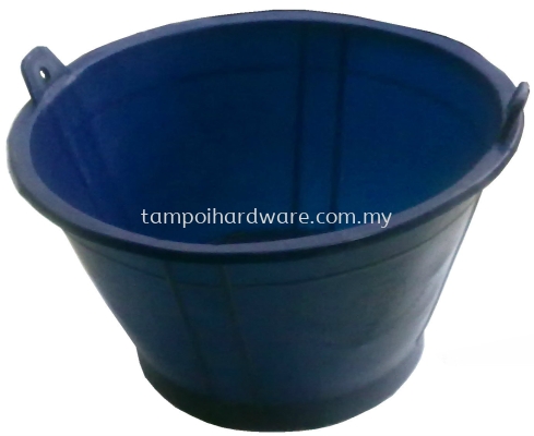 Blue Plastic Cement Pail