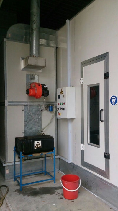 Spray Booth Oven with Base (Diesel Burner)