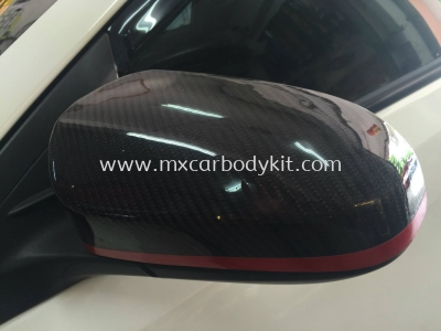 TOYOTA VIOS 2013 CARBON FIBRE SIDE MIRROR COVER 