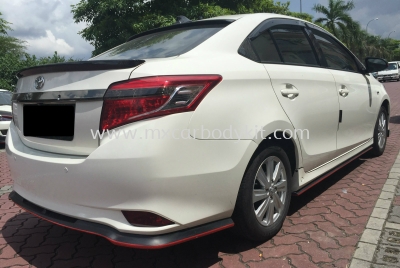 TOYOTA VIOS 2013 CARBON FIBRE TRUNK SPOILER (K3 STYLE)