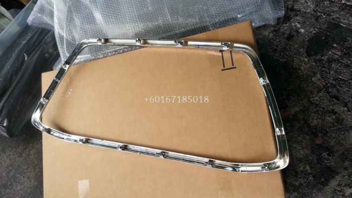 mitsubishi asx bumper chrome grill trim ckd new