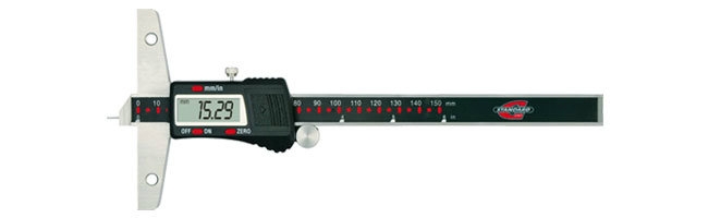 Standard gage - Depth calipers - Electronic depth calipers with steel tips Calipers Small Dimensional Gauging