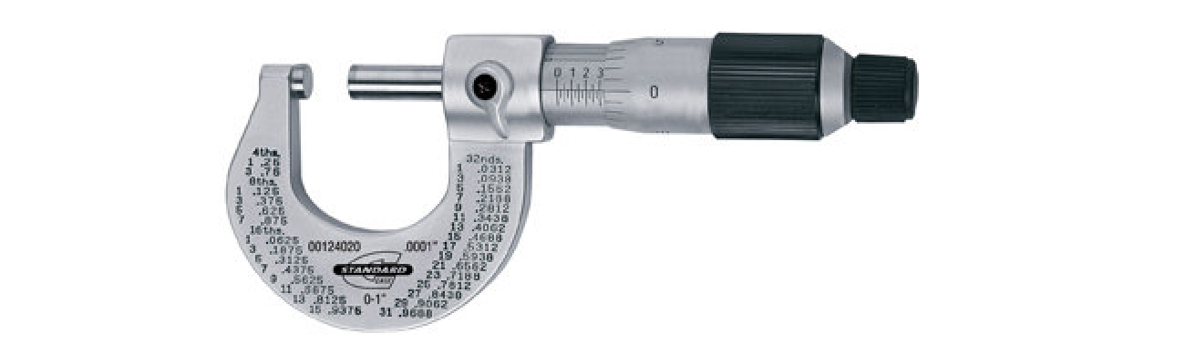 Standard gage - External micrometers - Chrome steel frame micrometers