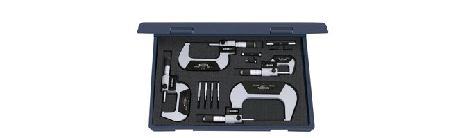 Standard gage - External micrometers - Sets of external micrometers with digit counter Micrometers Small Dimensional Gauging