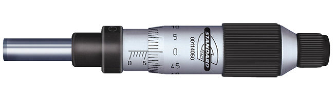 Standard gage - Special purpose micrometers - Micrometer heads with non-rotating spindle