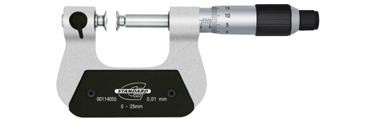 Standard gage - Special purpose micrometers - Universal micrometers, external  Non-rotating spindle