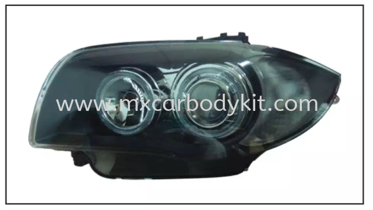 BMW 1 SERIES E82 HEAD LAMP PROJECTOR W/RIM HEAD LAMP ACCESSORIES AND AUTO PARTS