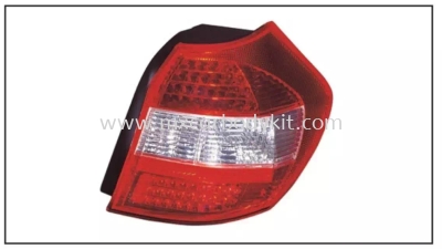 BMW 1 SERIES E87 TAIL LAMP CRYSTAL LED RED / CLEAR