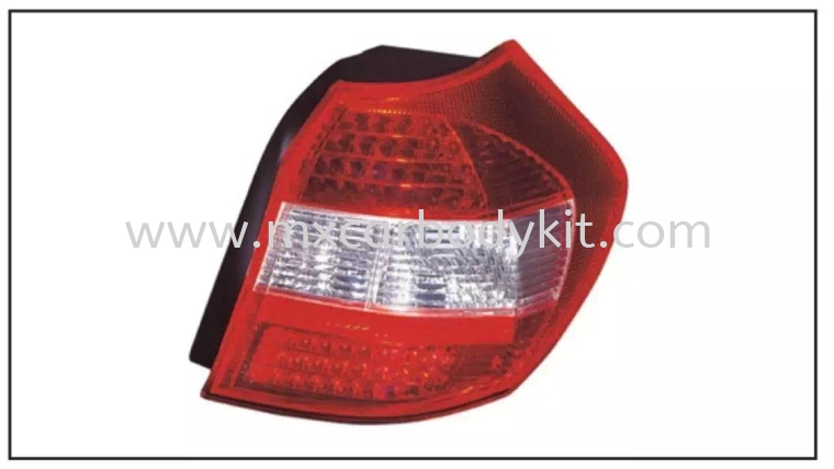 BMW 1 SERIES E87 TAIL LAMP CRYSTAL LED RED / CLEAR TAIL LAMP ACCESSORIES AND AUTO PARTS