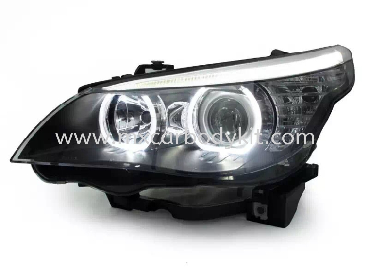 BMW E60 2005 HEAD LAMP PROJECTOR W/CCFL + LED HEAD LAMP ACCESSORIES AND AUTO PARTS